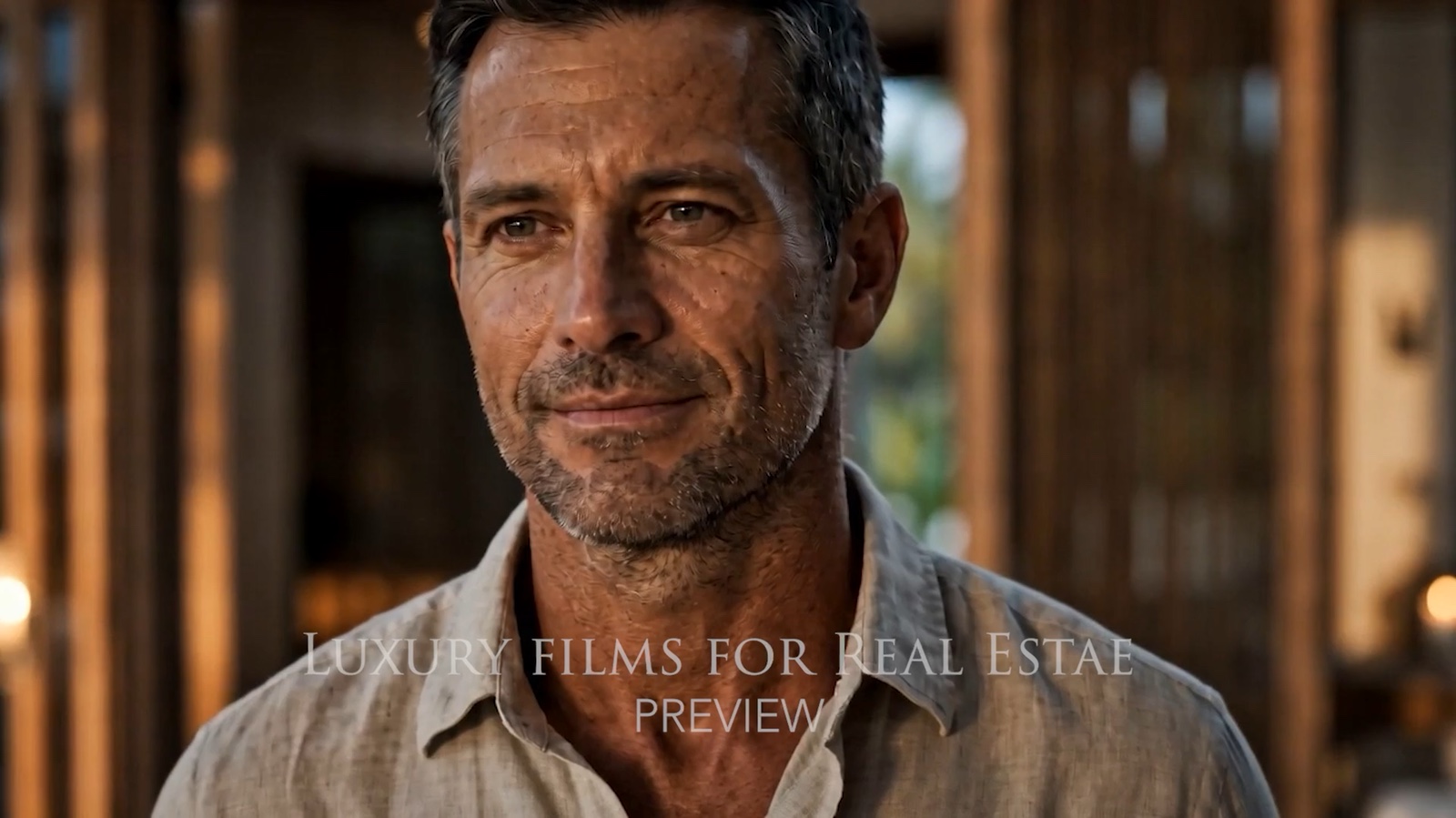 Costa Rica luxury property film preview featuring its male lead