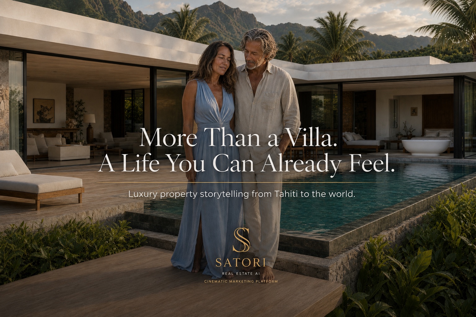 Luxury property storytelling at a Tahiti villa